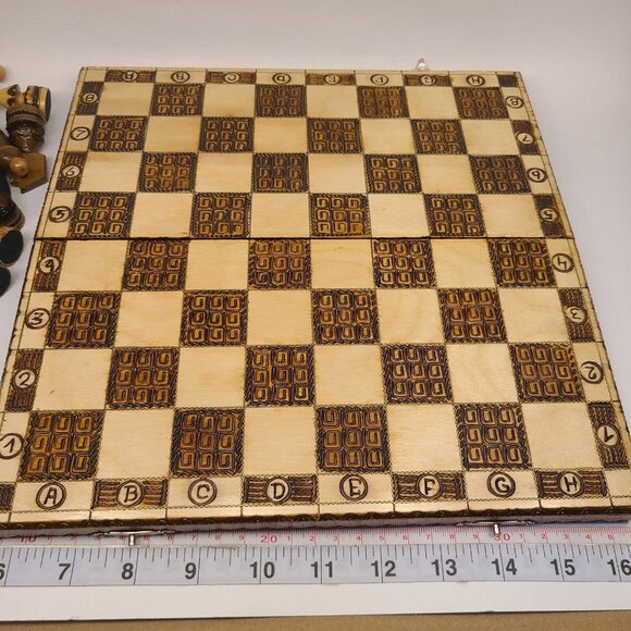 Vintage 1977 PTTK Nazwa Art Foto-Pam Chess Set - Picture 10 of 16